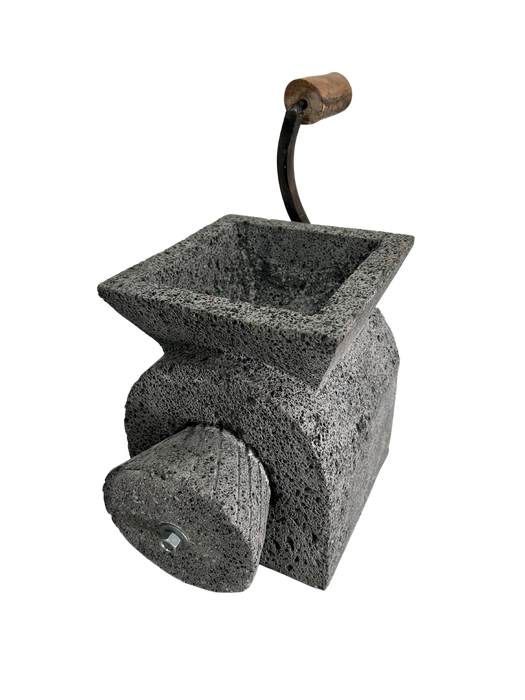 Hecho por Orden  - Molino para Granos de Piedra Volcanica 23cmx19.5cm