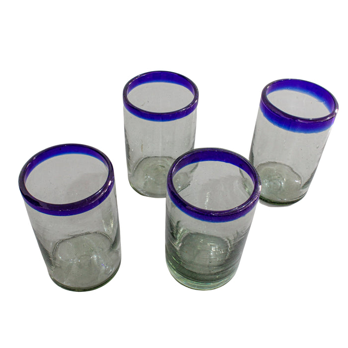 Juego de 12 vasos de vidrio grueso para profesionales (2 tazas #5 ~ 2.87 x  4 x 3.5 pulgadas) (4 tazas #4 ~ 2.5 x 3.5 x 3 pulgadas) (4 tazas #3 ~ 2.25