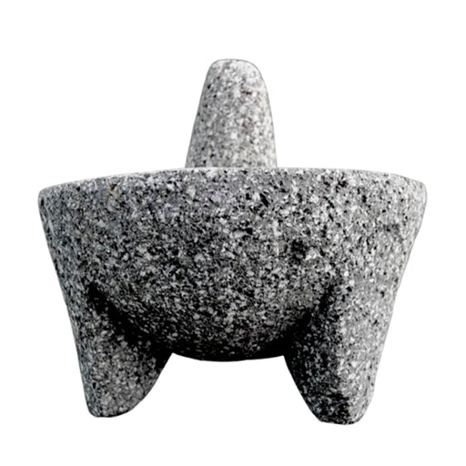 Molcajete Pitzotl de Piedra Volcánica de 31cm/12.2in de diámetro con c —  CEMCUI