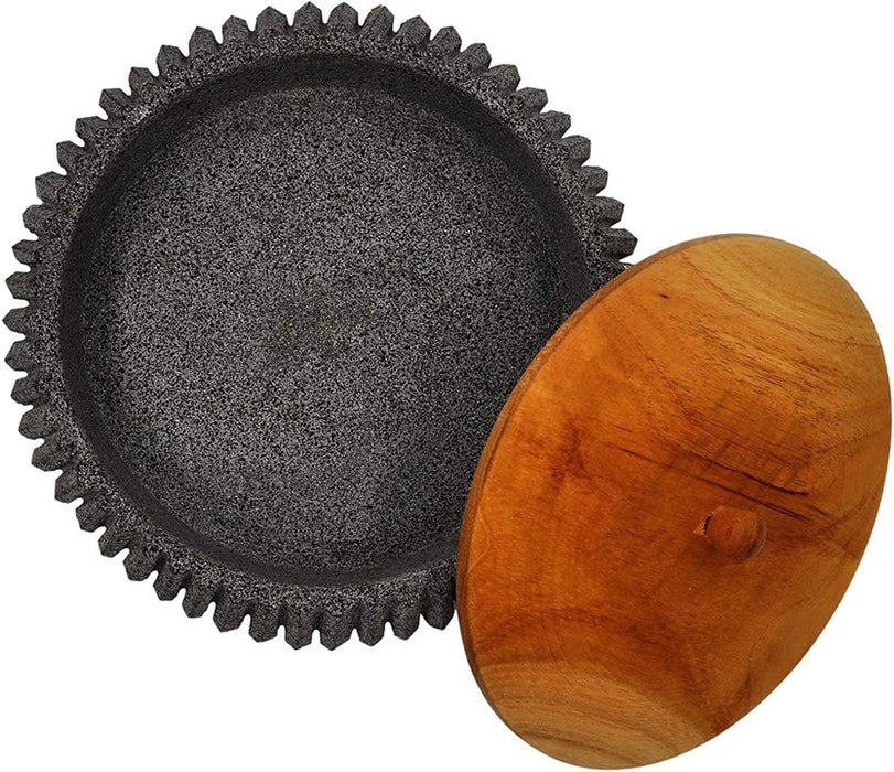 Tortillero Tlachichi - Artesanal con piedra volcánica, con tapa de madera el toque elegante perfecto 3 Semanas para entrega